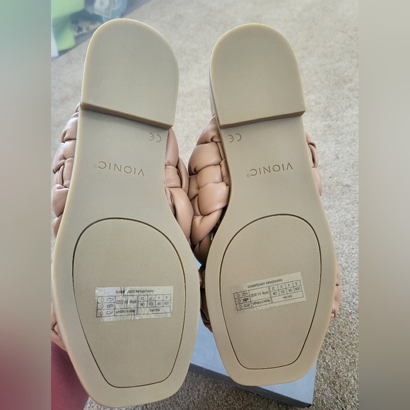 Nib! Vionic kalina woven slide sandals 6 - Picture 3 of 5